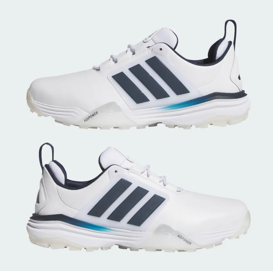 Adidas Mens Golf Shoes | ADIPOWER 26 SL WIDE | White-Navy