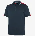 Galvin Green Mens Golf Shirt | Mulligan | Navy-Red-White