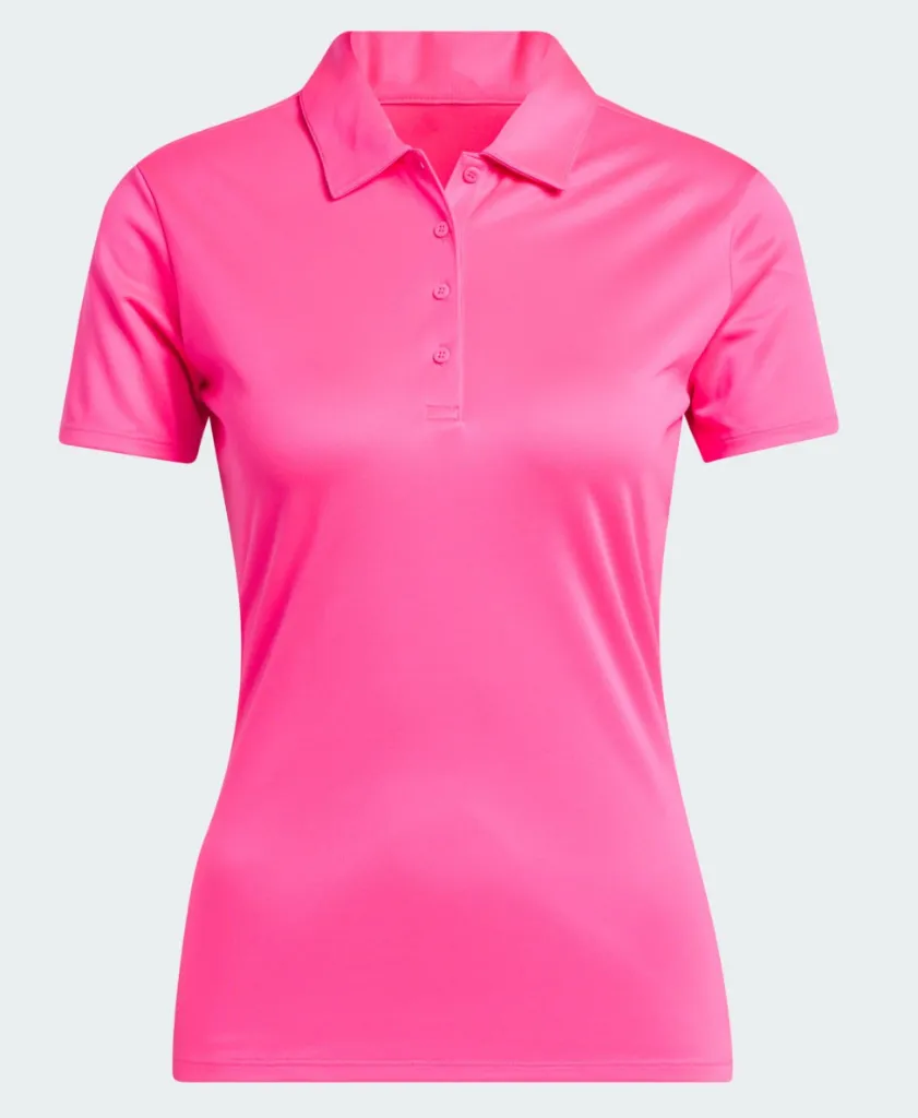 Adidas Womens Golf Shirt | Ultimate 365 Polo | Pink