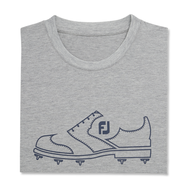 [27705XS] FOOTJOY MENS TEE SHIRTS | HERITAGE | GREY (XS)