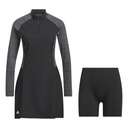Adidas Womens Golf Dress | Long Sleeve | Black-Grey