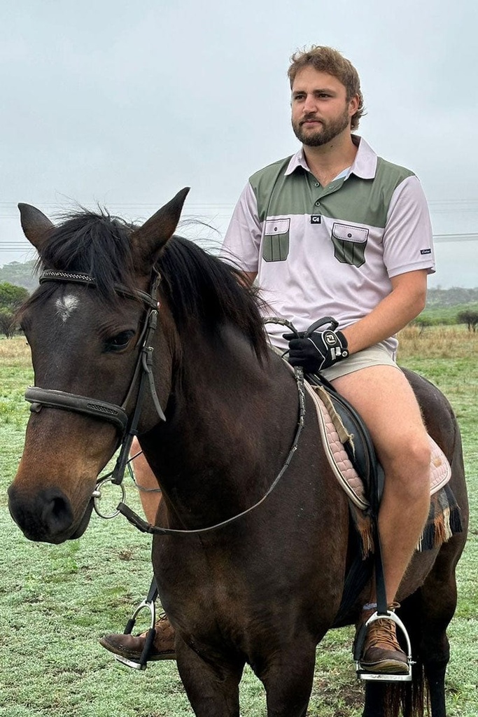 Custom Apparel Mens Funky Golf Shirt | The Farmer ff