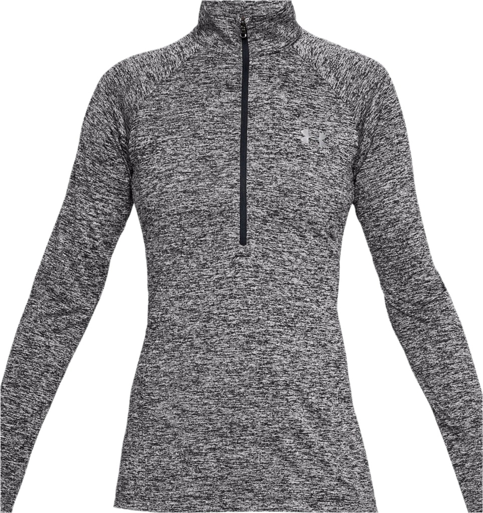 [1384225-001-S] Under Armour Womens Golf Jersey | Tech Twist ½ Zip (Black, S)