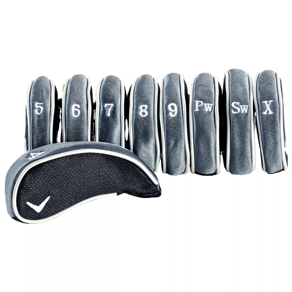 [CCDHC012] Callaway Accessories | Deluxe Headcovers (Grey)