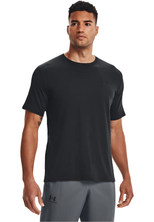 [1382911-001] Under Armour Mens Golf Shirt | Sportstyle Logo LC SS (Black, S)