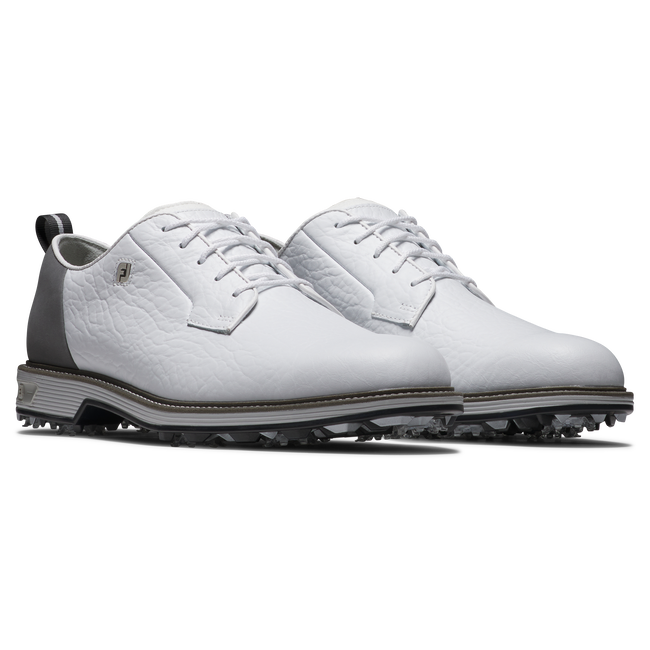 [54542085W] Footjoy Mens Golf Shoes | Premiere Series Field LX | White-Dark Grey b2 (UK7.5)