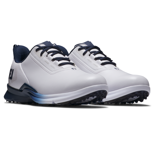 [55422105M] Footjoy Mens Golf Shoes | Fuel | White-Navy-Blue ce (UK9.5)