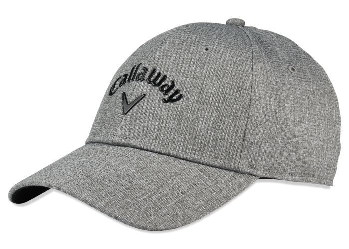 [5223041] Callaway Mens Golf Cap | Liquid Metal (Grey/Black)