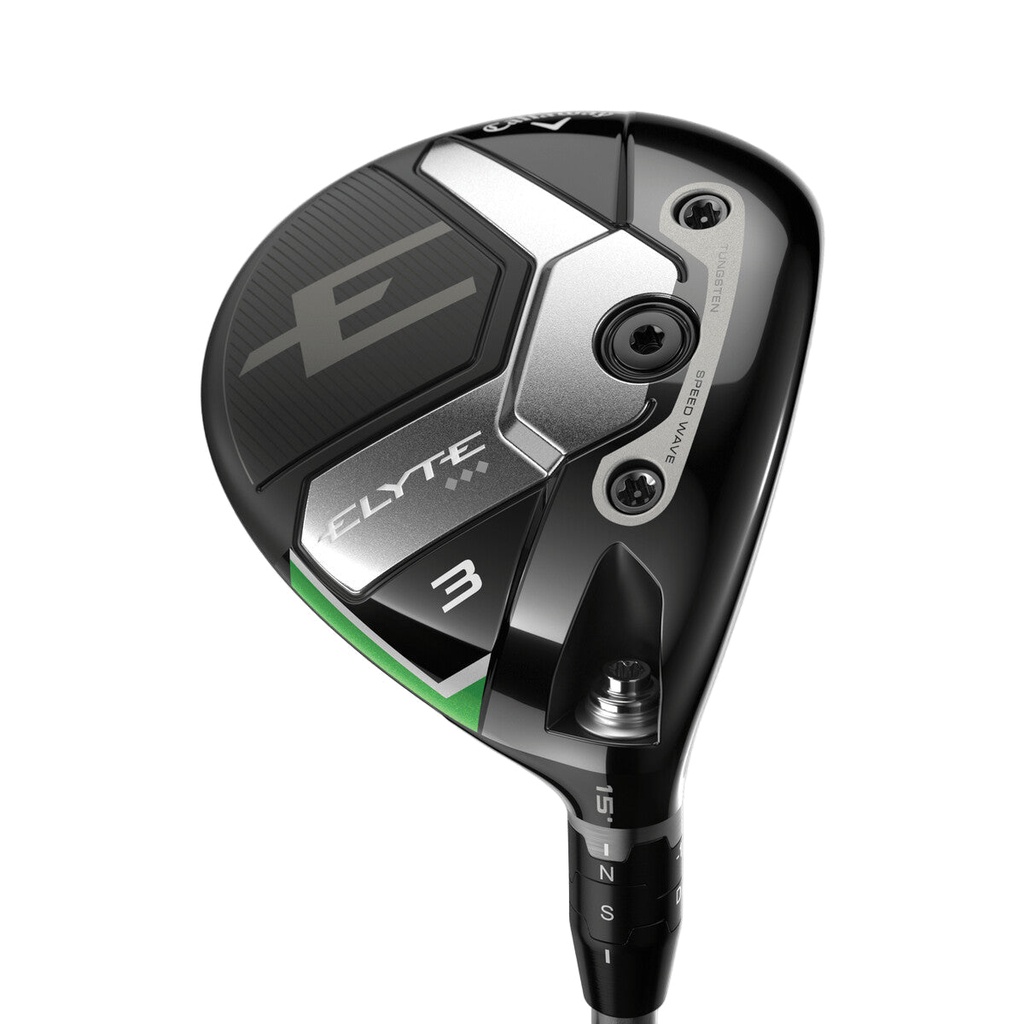 [27208248] Callaway Golf Clubs | Fairway Woods | Elyte Triple Diamond (Left, Denali Charcoal 60g Stiff, 3)