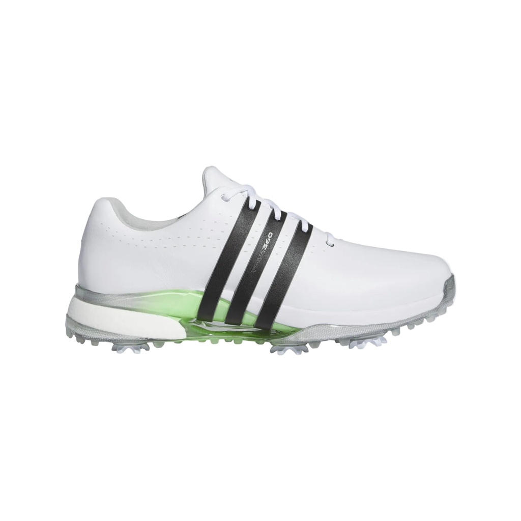 [IF0243] Adidas Mens Golf Shoes | Tour 360 | White-Black-Green (UK7.5)