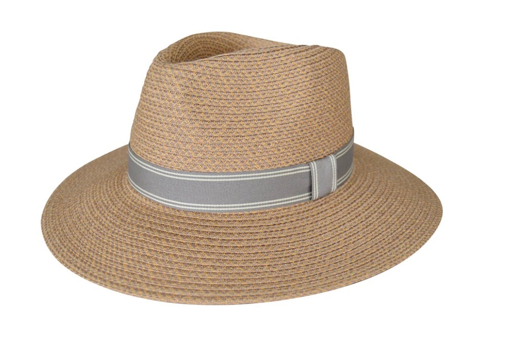 [MRM260] Mzansi Fedora Hat | St Lucia | Caramel (M)
