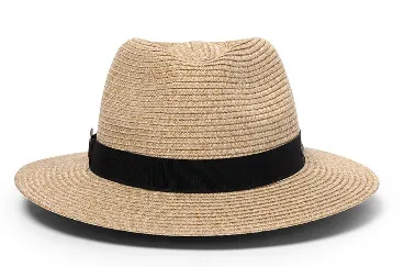 [ERV1090] 360Five Womens Fedora Hat | Olsen | Natural-Black